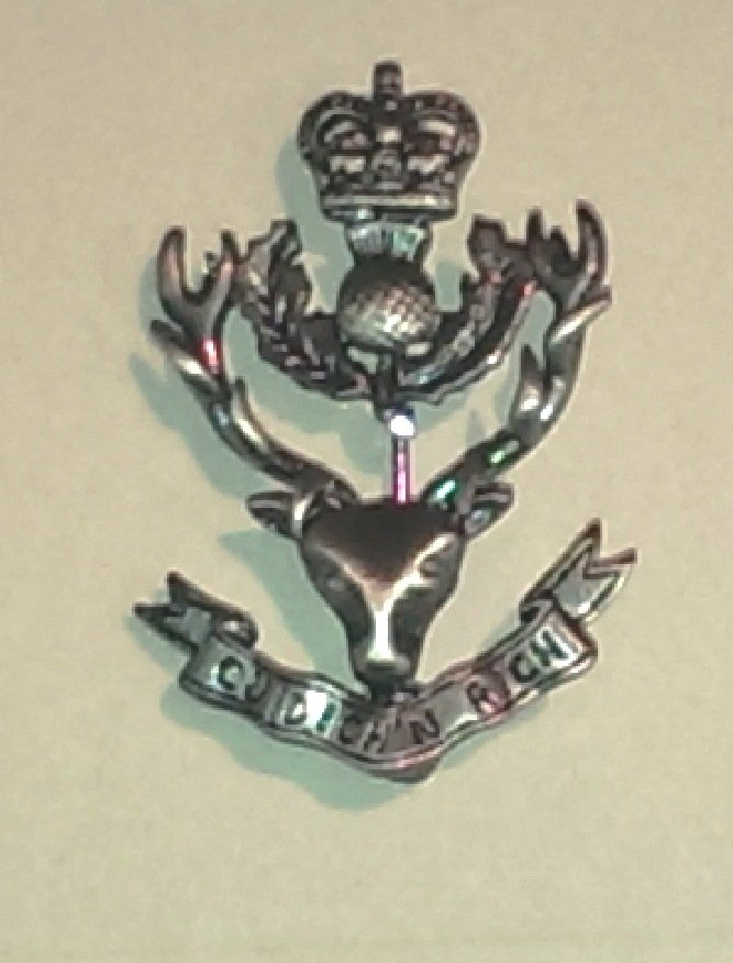 Queen's Own Highlander Miniature Brooch